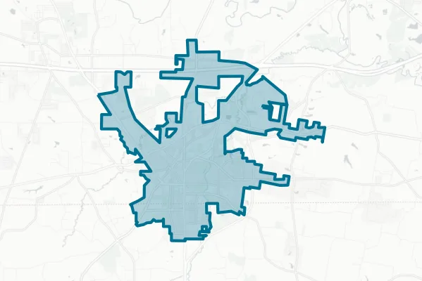 City of Kilgore — detail map