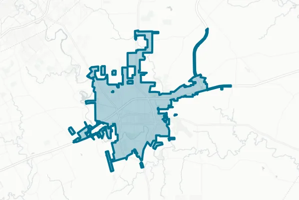 City of Seguin — detail map