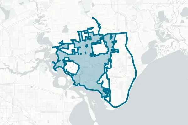 City of Baytown — detail map