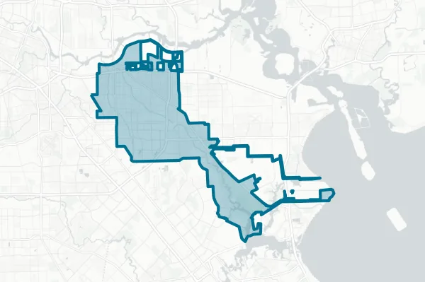City of Pasadena — detail map