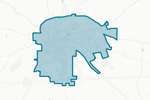 City of Marshall — detail map