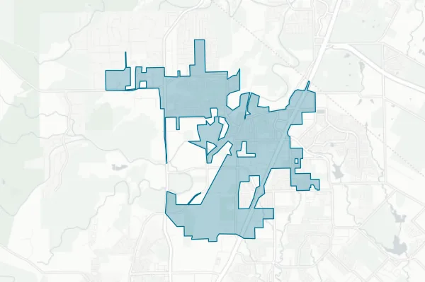 City of Buda — detail map