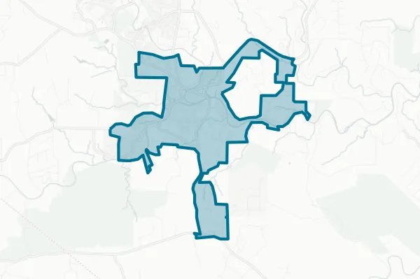 City of Wimberley — detail map