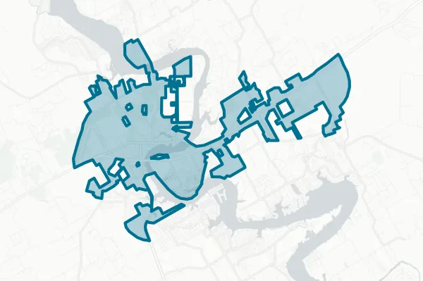 City of Granbury — detail map