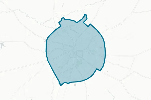 City of Crockett — detail map