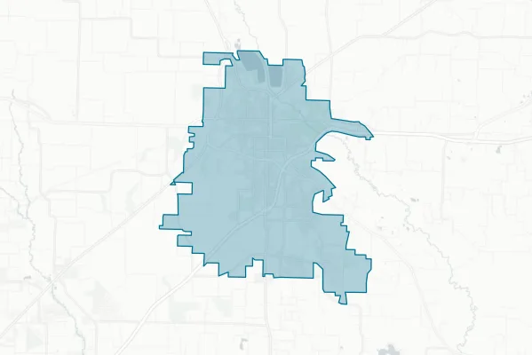 City of Greenville — detail map