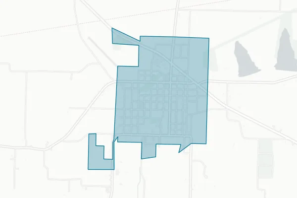 City of Wolfe City — detail map