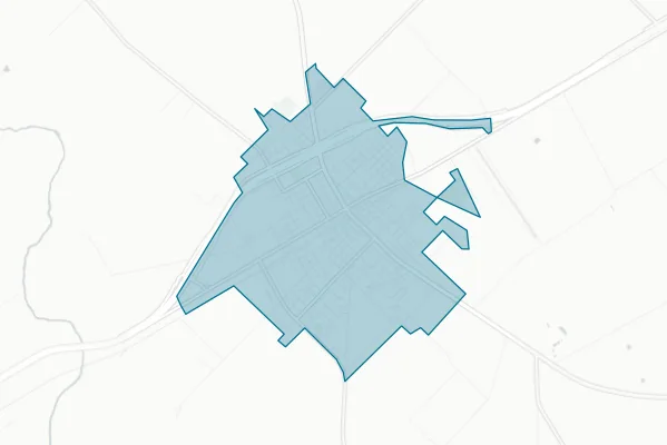City of Edna Texas — detail map