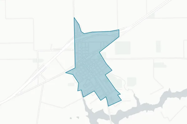 City of Ganado — detail map