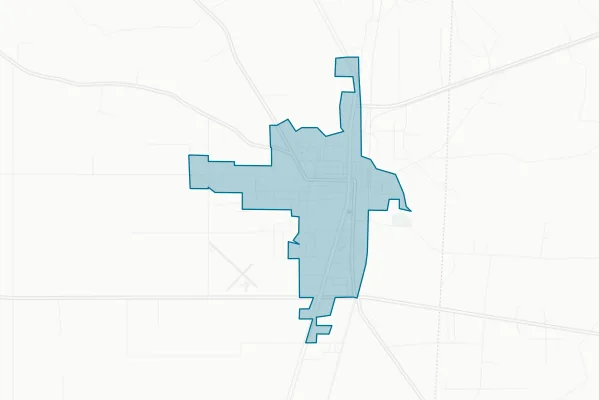 City of Kirbyville — detail map