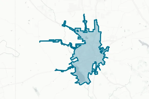 City of Cleburne — detail map
