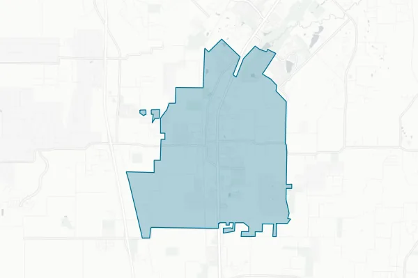 City of Joshua — detail map