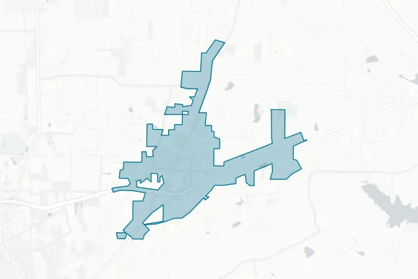 City of Keene — detail map
