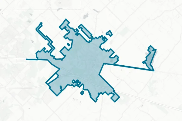 City of Terrell — detail map