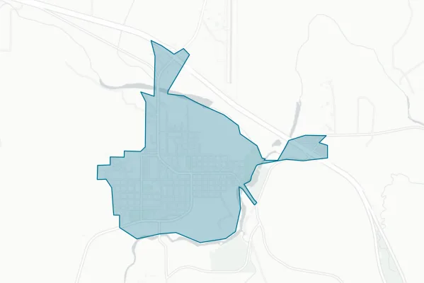 City of Junction — detail map