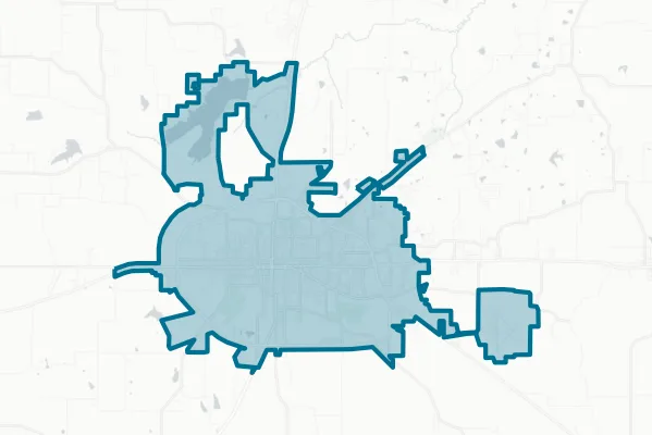 City of Paris — detail map