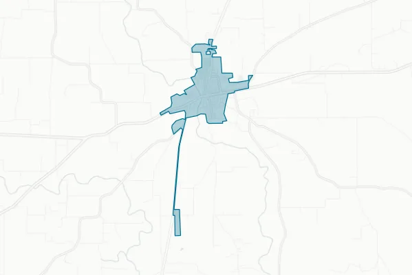 City of Hallettsville — detail map