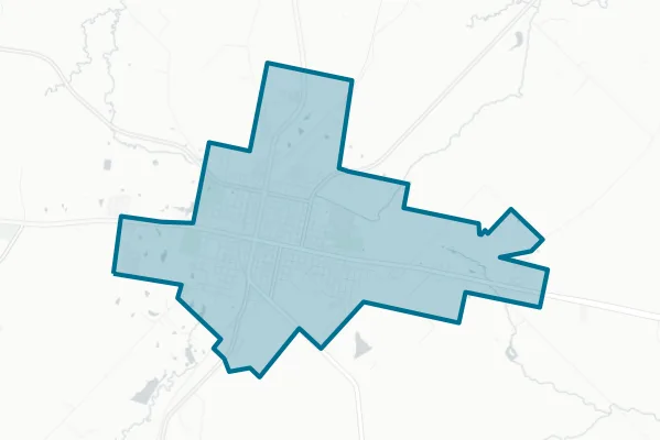 City of Giddings — detail map