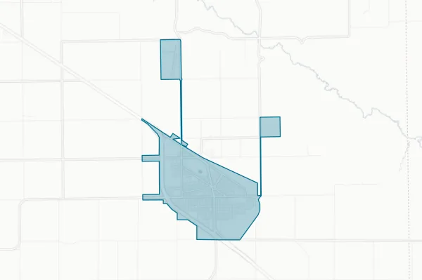 City of Slaton — detail map