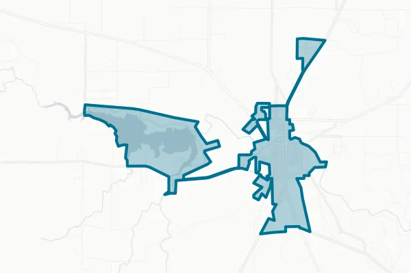 City of Brady — detail map