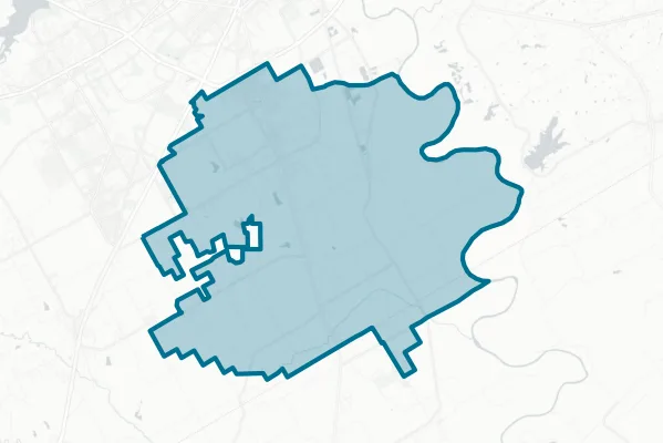 Robinson Independent School District — detail map
