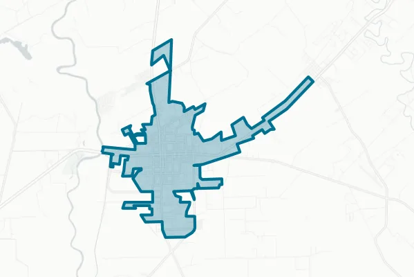 City of Bay City — detail map