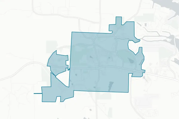 City of Montgomery — detail map
