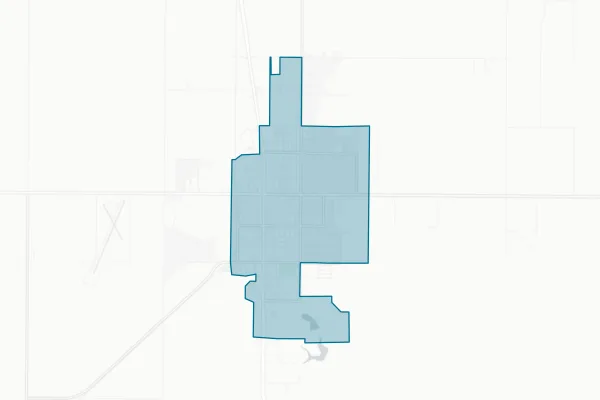 City of Dumas — detail map