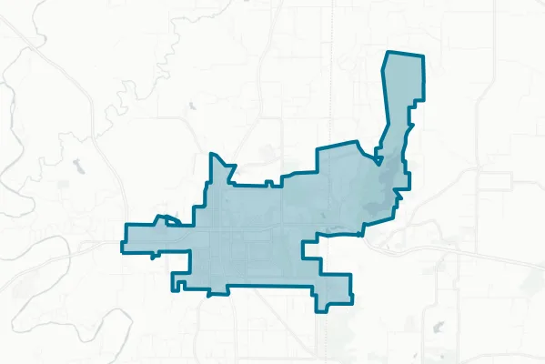 City of Mineral Wells — detail map