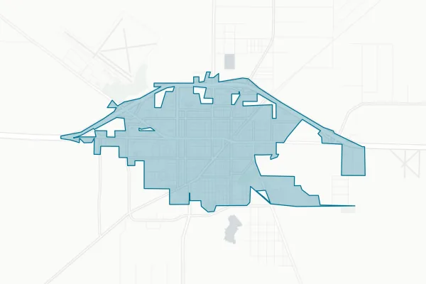 City of Fort Stockton — detail map