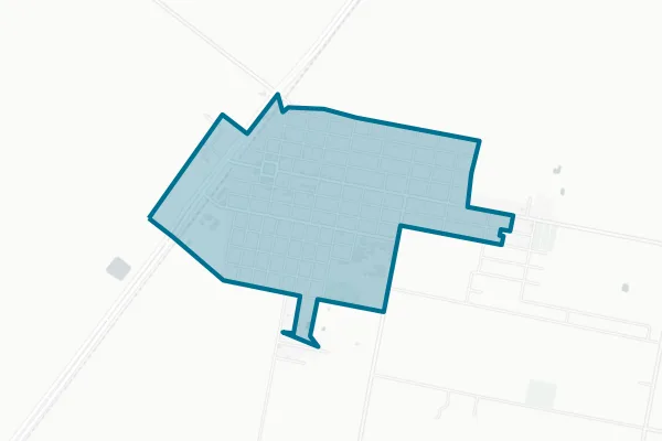 Town of Woodsboro Texas — detail map