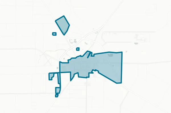 City of Sinton — detail map