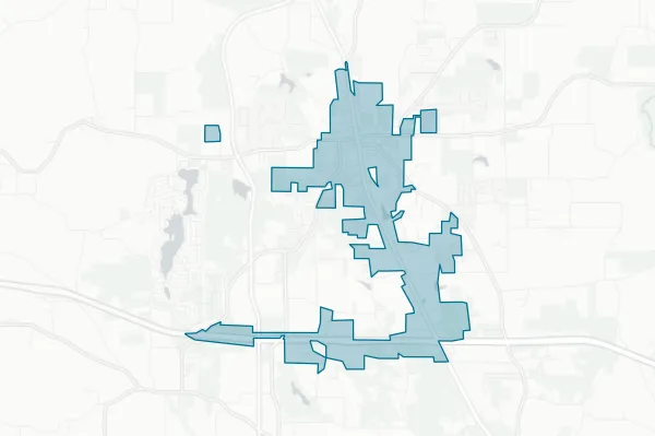 City of Lindale — detail map
