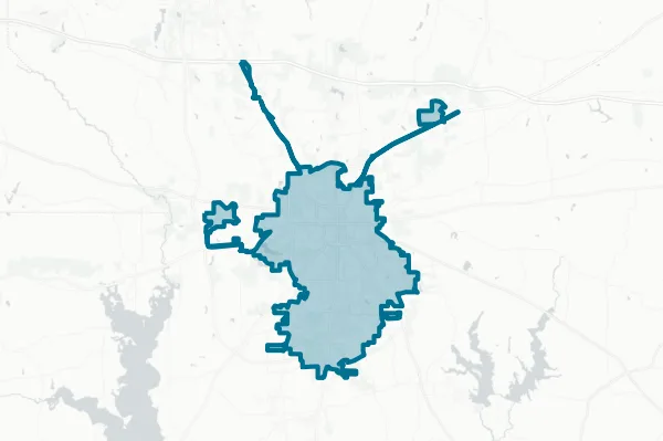 City of Tyler — detail map