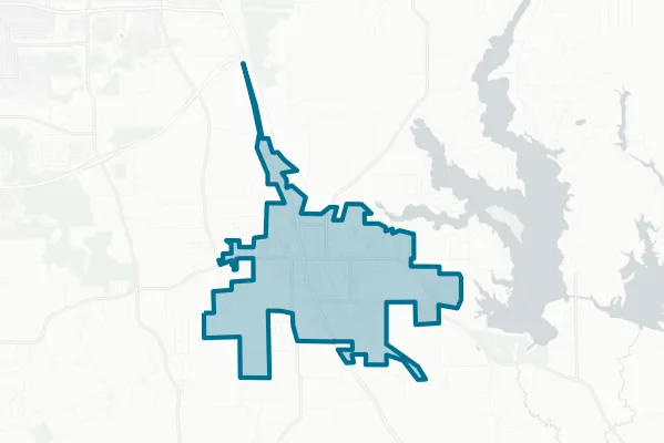 City of Whitehouse Texas — detail map