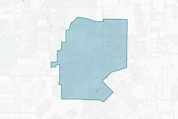 City of Crowley — detail map
