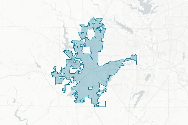 City of Fort Worth — detail map