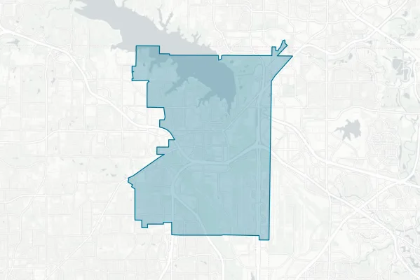 City of Grapevine — detail map