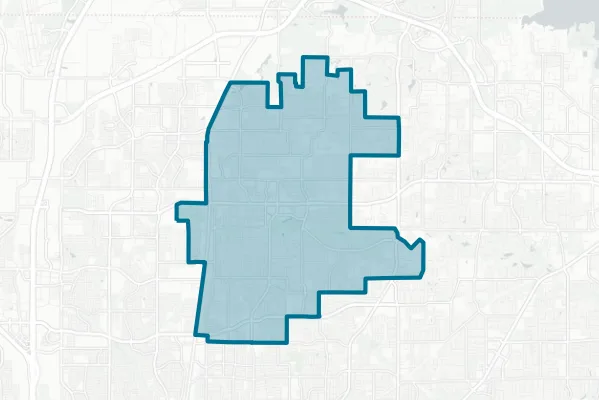 City of Keller — detail map