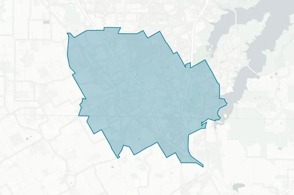 City of Mansfield — detail map