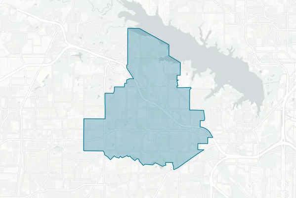 City of Southlake — detail map