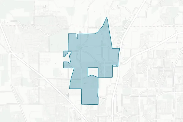 City of Haslet — detail map