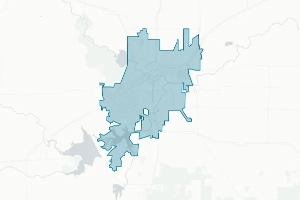 City of San Angelo — detail map