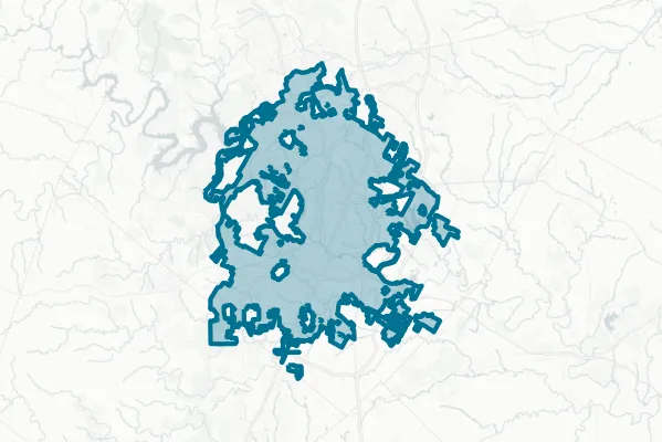 City of Austin — detail map