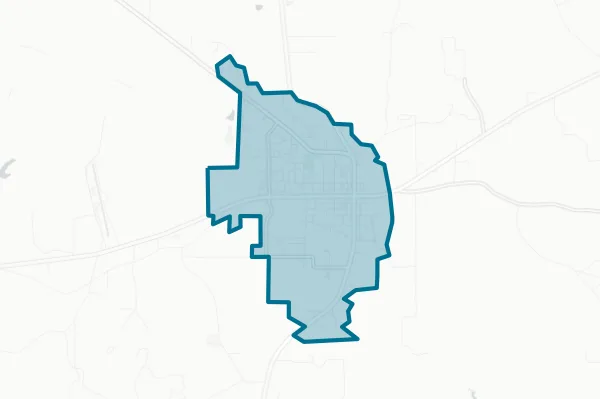 City of Woodville — detail map