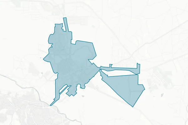 City of Del Rio — detail map