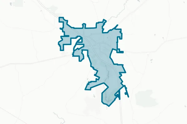 City of Huntsville — detail map