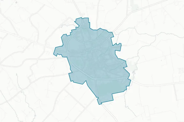 City of Brenham — detail map