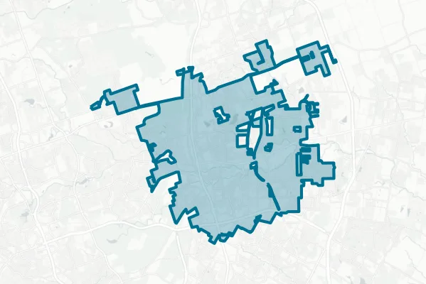 City of Round Rock — detail map