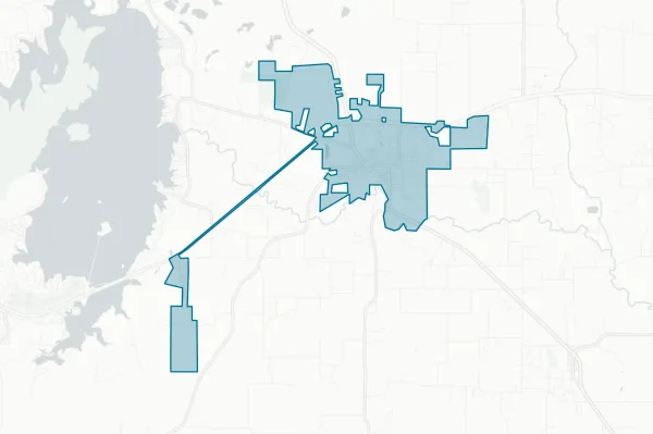 City of Bridgeport — detail map